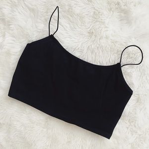 Black Cami Crop Top
